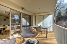 White Pearl A23 has a large, sunny balcony with outdoor furniture