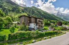 This is the entrance to the Blaitiere building in Chamonix